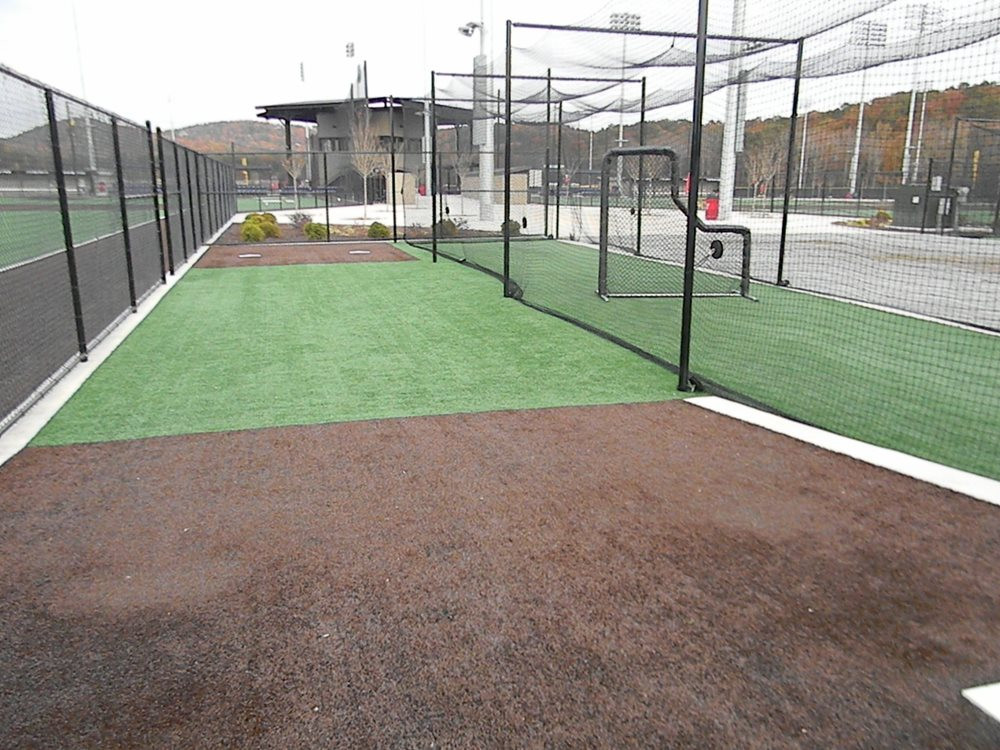 Flagstaff artificial turf batting cage